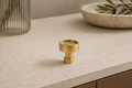 Nolan Recessed Knob — Unlacquered Brass