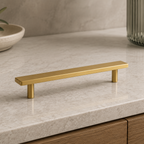 Auburn Bar Pull — Brushed Brass