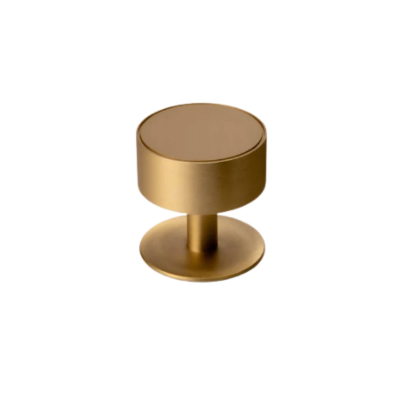Gateau Cabinet Knob — Brushed Brass