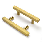 Linear Bar Pull — Brushed Brass