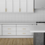 Linear Bar Pull — Brushed Brass