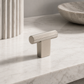 Knox Fluted Knob — Brushed Nickel